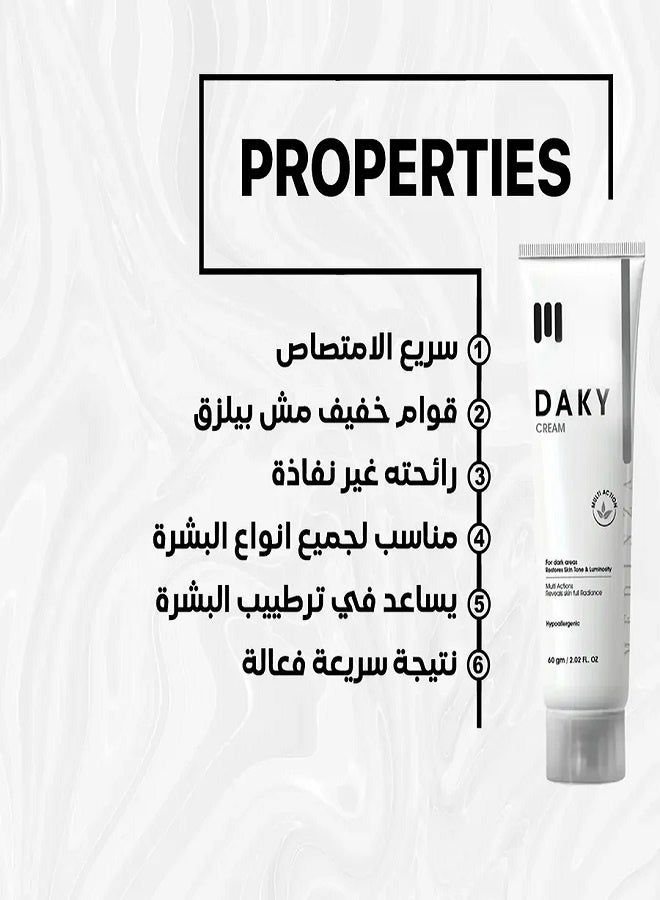 Daky Skin Whitening Cream 60gm - Image 5